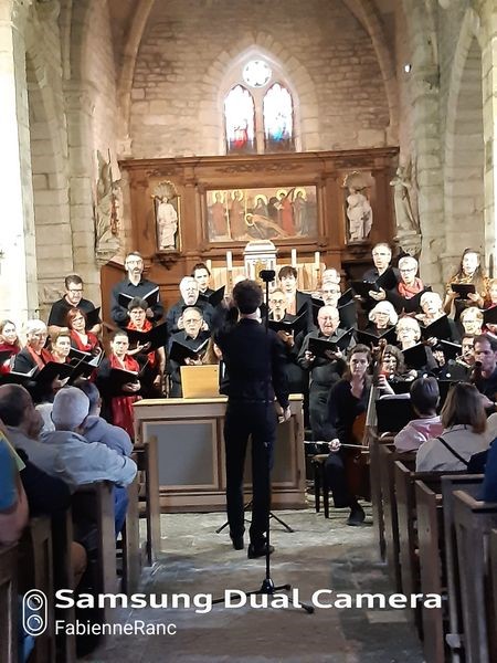 Concert de juin 2024 à Saint-Gervais-sur-Couches. Photo Fabienne Ranc